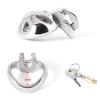 Super Small 3 Color Male Chastity Cage Stainless Steel Lockable Penis Ring Cock Cage Metal Chastity Belt Adults Sex Toys For Men