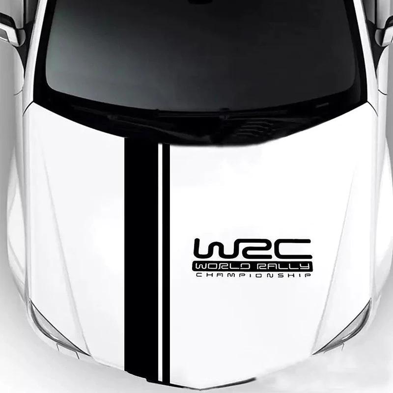 Various Styles Hood Cover Stripe Sunscreen Car Stickers Auto Sport Vinyl Film Cover Scratches Refit Automobile Styling Decals