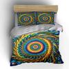 Colorful Swirl Art Set Soft Comfortable Duvet Cover Bedding Set Included 1*Duvet Cover & 2*Pillowcases, Gift