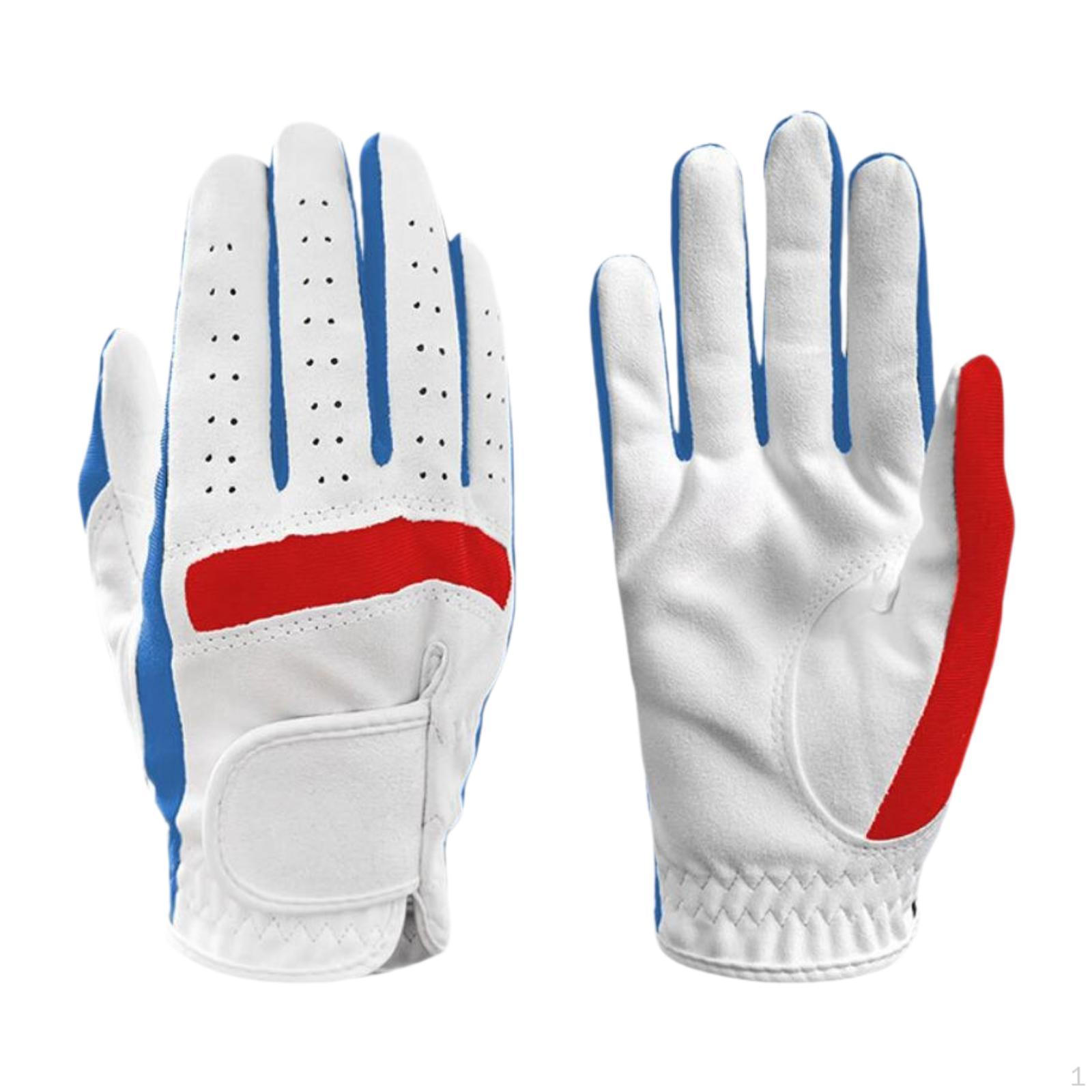 

Перчатки для гольфа для левой и правой руки Нескользящие рукавицы Активный отдых на природе