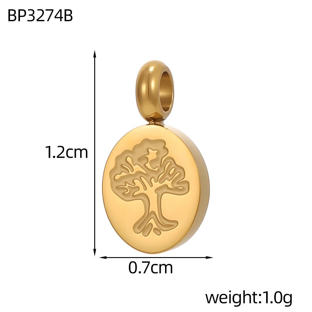 CARLIDANA Fruit Gold Plated Pineapple Avocado Strawberry Grape Pendant Stainless Steel Charms Accessories DIY Jewelry for Women