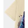Short Sleeve T-shirt for a Boy Korean Cute Fluffy Gamer Cat Children's Clothes 2024 Kids Spring Clothes Tops Top Shirts T-shirty