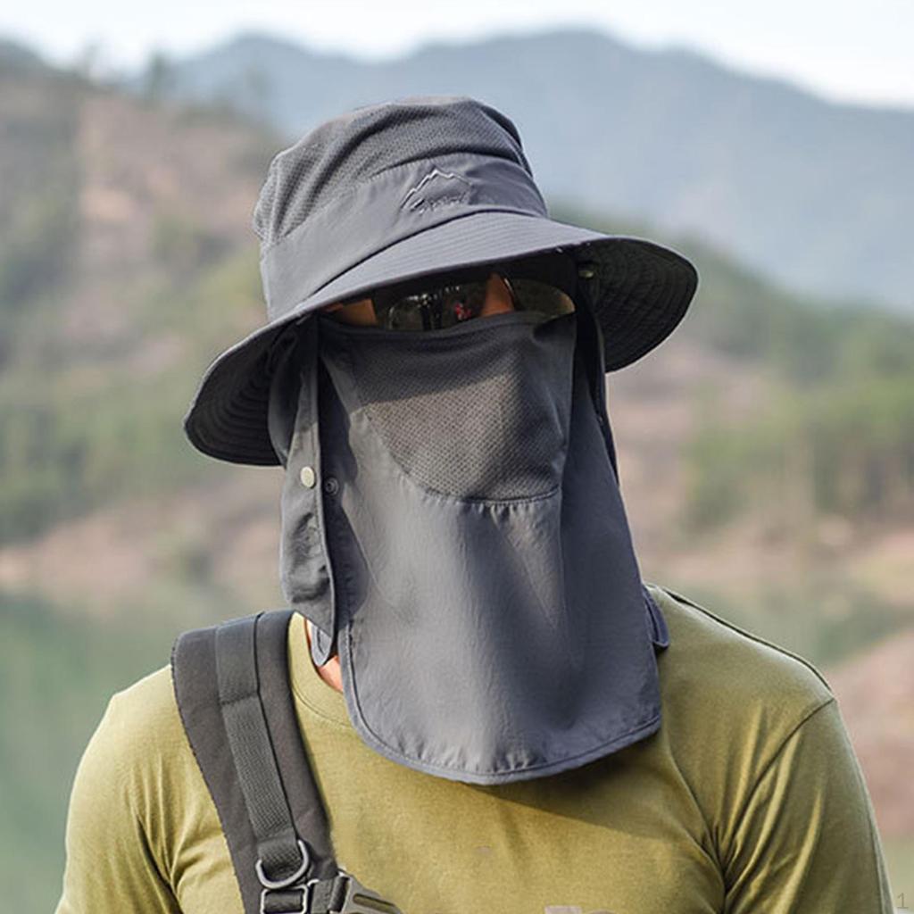 Bucket Hat Neck Protection Headgear Sun Sombrero Outdoor Travel Occupation Backpacking