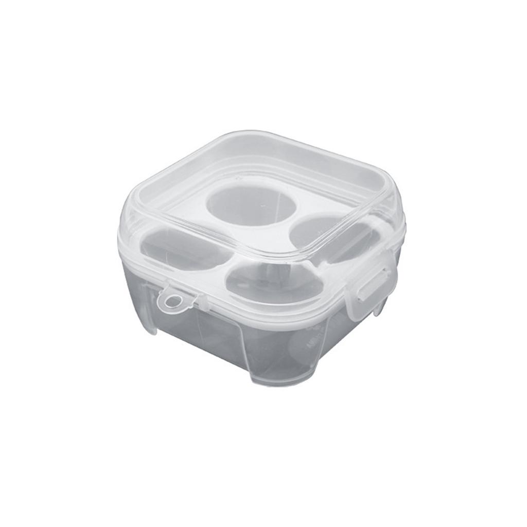 3/4/8 Grids Portable Egg Box Outdoor Transparent Egg Organizer Box For Camping Picnic Barbecue Practical Outdoor Accessories