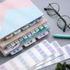 Transparent Sticky Index Tabs Colorful Light Color Index Notes Writable File Tabs  Notebook