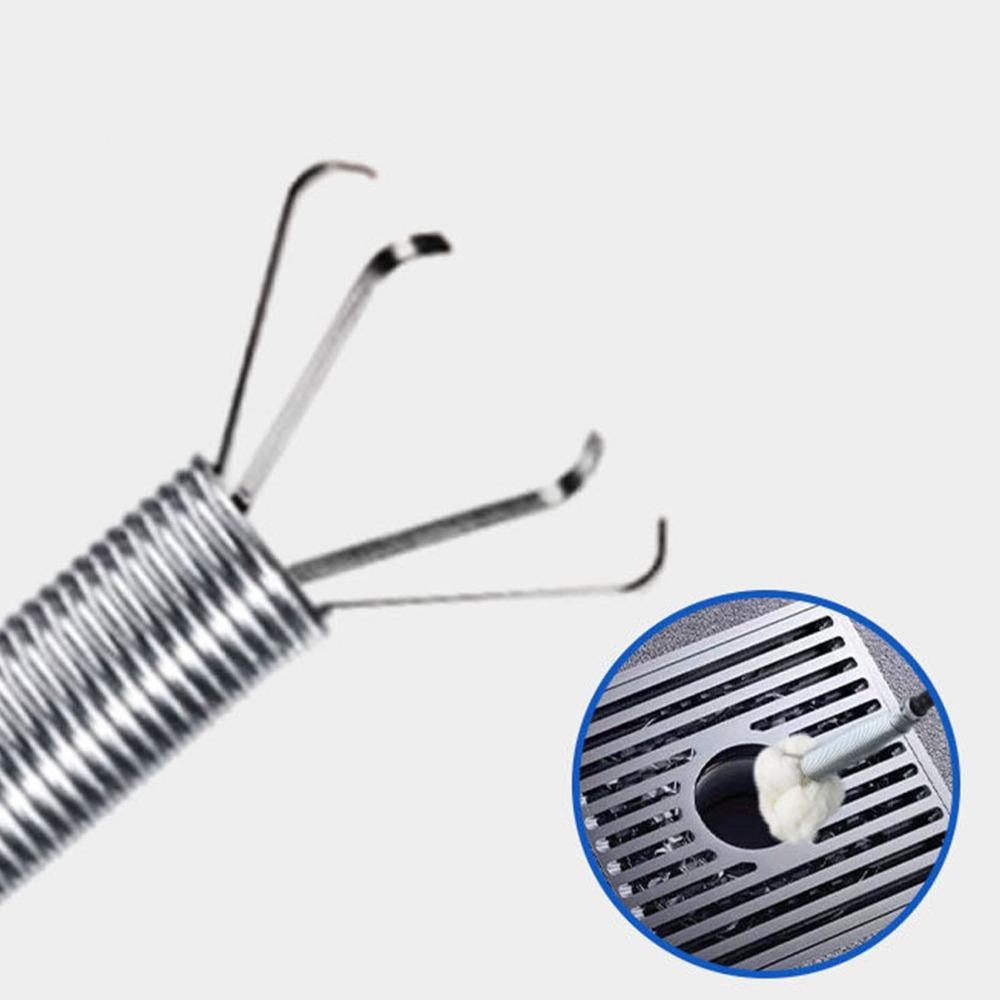 Grabberable Pick Up Drain Hair Cleaner Tool 4 Claw Design Drain Cleaner Stick  Sink Drain