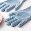 Black Silicone Dishwashing & Cleaning Gloves - Anti-Freeze, Heat-Resistant for Kitchen & Laundry Use