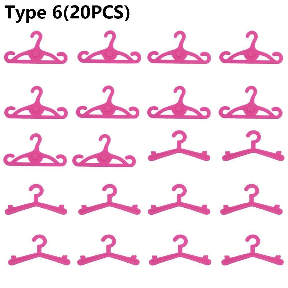 Міні-гардероб Аксесуари для ляльок Мініатюрні вішалки для одягу Меблі для лялькового будиночка 1:6 Масштаб