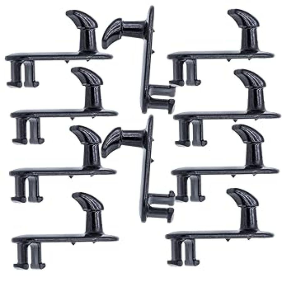10pcs Car Floor Mat Carpet Clips Fixing Hooks 00206-00802 for Lexus