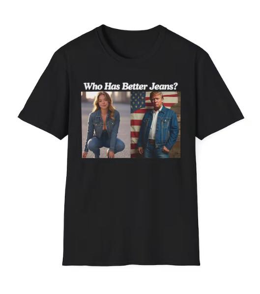 Sydney Sweeney Jeans Meme T-Shirt: Funny Graphic Tee XL
