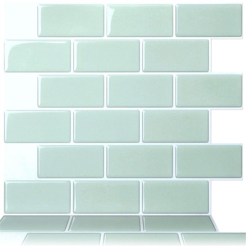 DIY Self Adhesive 3D Sticker Brick Tile Peel Stick Kitchen Wall Sticker Subway DIY Self Adhesive 3D Sticker Brick Tile Peel Stick Kitchen Wall Sticker Subway