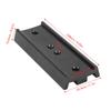 4.25in Dovetail Plate Telescope Dovetail Mounting Plate 1/4in Screw Holes for Equatorial Telescope Theodolite Tripod