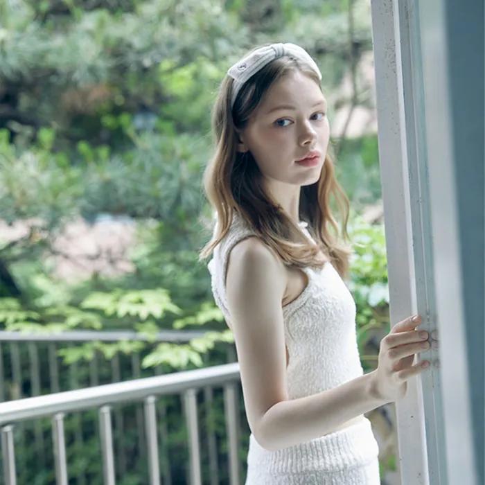 COCO RIBBON HAIRBAND_WHITE