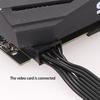 High Performances 8Pin To 6+2 Pin PCIE GPU Power Cable 50cm Length for Modulars PSUs Connection