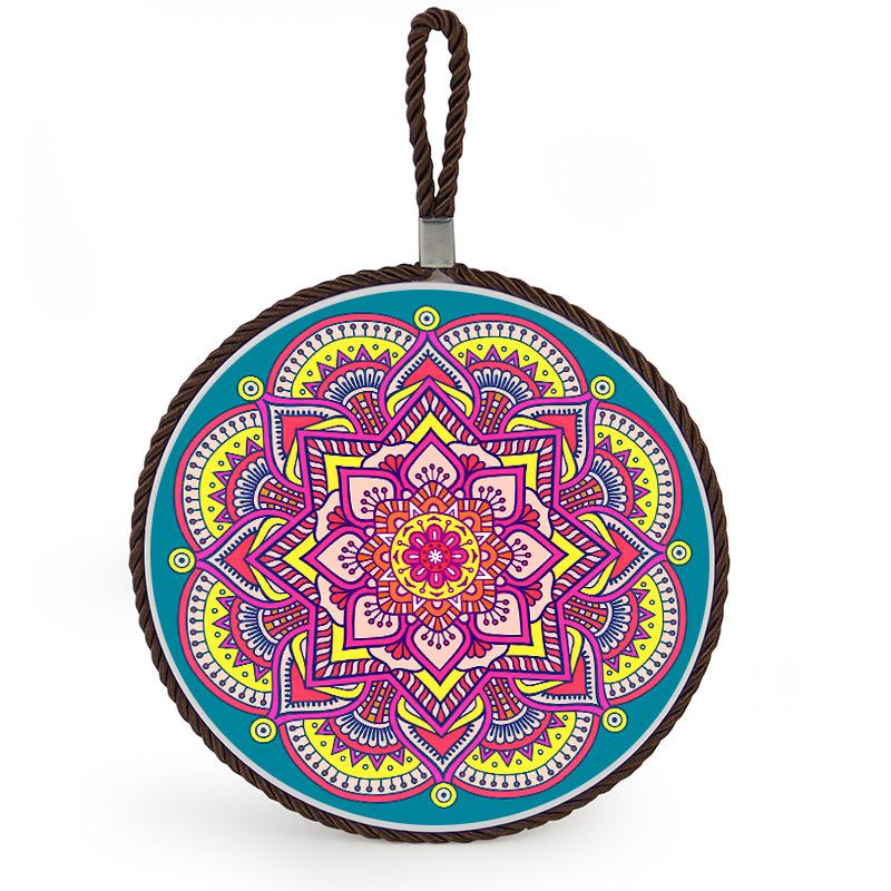 New Chinese Style Daily Dining Placemat Coaster Casserole Bowl Tableware Mat for Kitchen