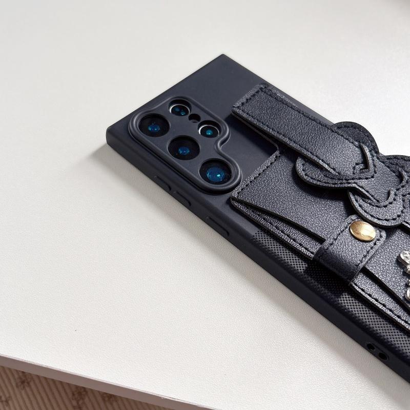 Wristband Holder Flip Wallet Bags Silicone Phone Case For Samusng Galaxy Note 9 10 Plus S8 + S9 S10 Plus S8+ S9+ S10+ Soft Cover