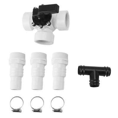 3-Wege-Umleiterventil für 1,25 Zoll 1,5 Zoll Innengewinde ABS PVC 3-Wege-Schlauchadapter für