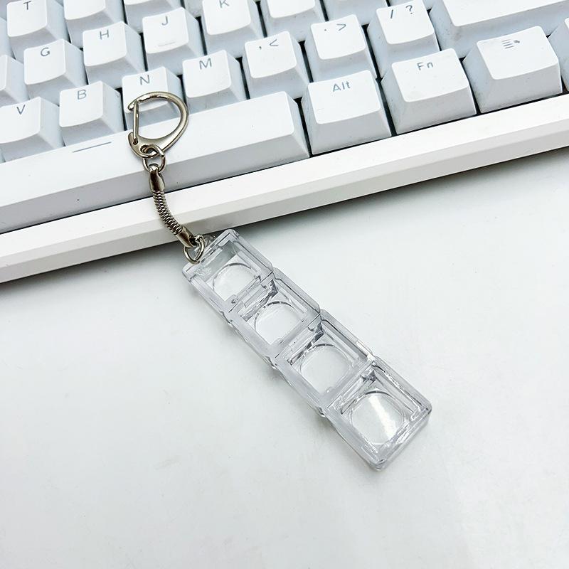 DIY Mechanical Keyboard Switch Tester Keychain 6 Keys For Switch Trying Office Gaming And Custom Keyboard Build A2