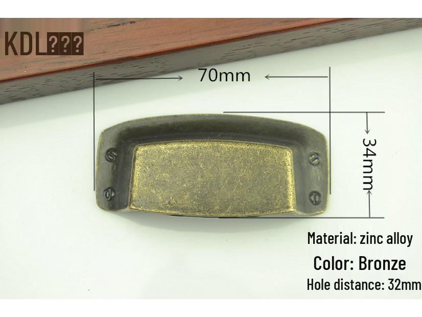 Vintage Muschel Schubladengriff für chinesische & europäische Schränke