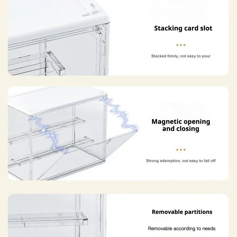 Acrylic Organizer for Collectible Figure and Blind Box Toy Large-Capacity High Definition Transparent Miniature Display Shelves