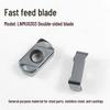 Indexable CNC High-Feed Face Mill Cutter Head with Double-Sided LNMU0303 Roughing Inserts