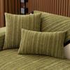 Fish Bone Pattern Chenille Sofa Cushion Universal Non-Slip In All Seasons, Medium And Ancient Style Straight Row Seat Cushion Cover, Sofa Cover