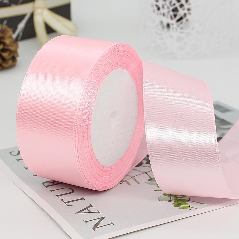 25Yards/Roll 40mm Satin Ribbons DIY Bow Handmade Gift Packing Artificial Silk Roses Crafts Supplies Sewing Accessories Material