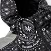 Bsrabbit Artistic Hooded Jacket Paisley Black