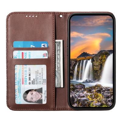 For Xiaomi Redmi Note 15 Pro 5G (Global) Case Calf Texture PU Leather Wallet Phone Cover with Wrist Strap