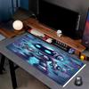 Cosmic Bot Crew Print Mouse Pad, Anti‑Slip Desktop keyboard Mat, for PC Laptop Gaming Working Daily Use, Cool Festival Surprise Gift