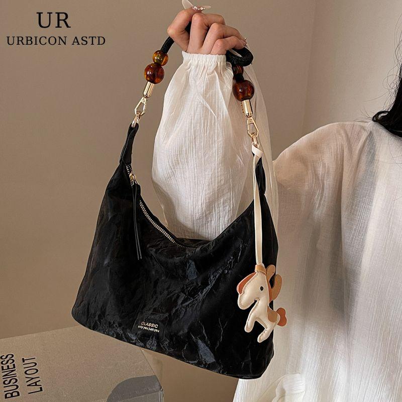 

Women s Bag Special-Interest Design Fancy Shoulder Underarm Bag Black [send pendant]]