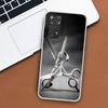 Hair Stylist Scissors Brush Phone Case For Xiaomi Redmi Note 13 12 12S 11 11S 10 10S 9 9S 11T 11E Pro Plus 8 8T 7 + Coque Cover