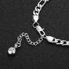 Anklet For Women Silver Color Stainless Steel Figaro Link Ankle Bracelets Summer Fashion Leg Chain Beach Foot Jewelry Ancklets