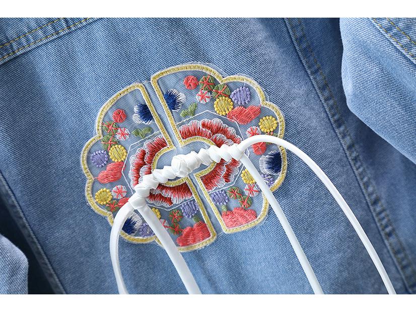 Fashionable Girls' Denim Jacket for Spring/Autumn 2025 - Stylish Children's Top