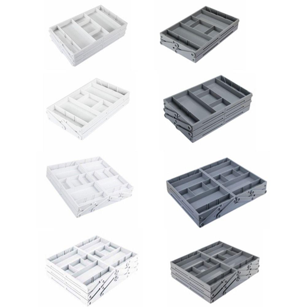 2/3 Tier Expandable Storage Tray Adjustable Flatware Storage Divider  Cosmetics Utensils