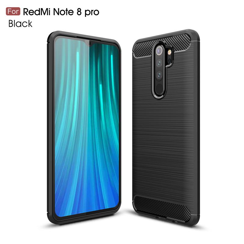Pro Kryt Redmi Note 8 Pro Pouzdro Nárazuvzdorný Nárazník Pouzdro z Uhlíkových Vláken Pro Xiaomi Redmi Note 8 Pro Kryt Xiaomi Redmi Note 8 Pro