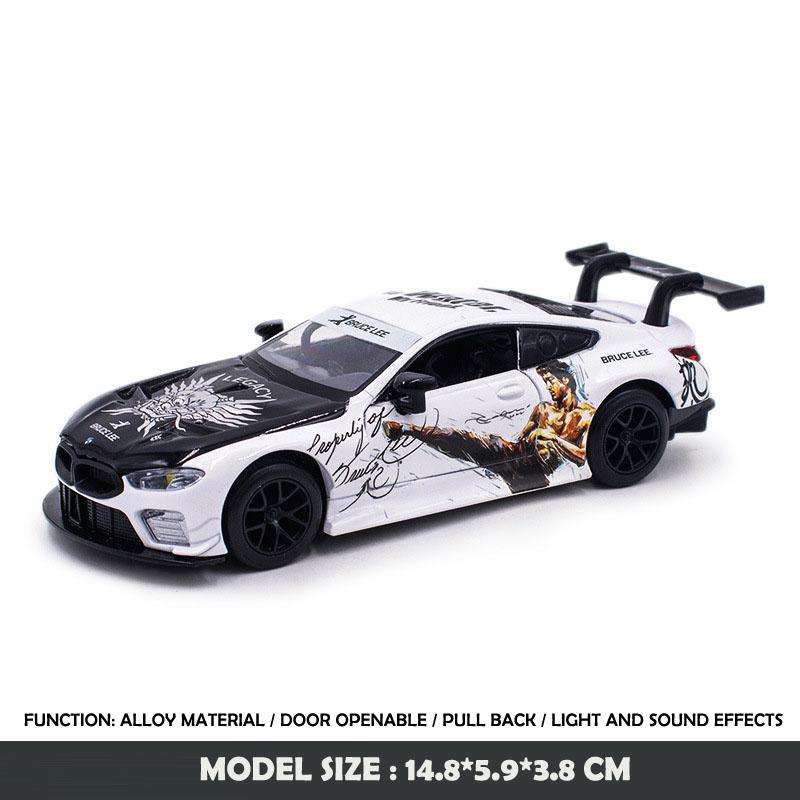Simulation 1/32 Scale BMW M8 GTE  Aape&EVA Alloy Car Model