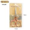 Retro Plum Blossom Embroidery Scissors – Alloy Stainless Steel for Cross Stitch and Handmade Crafts