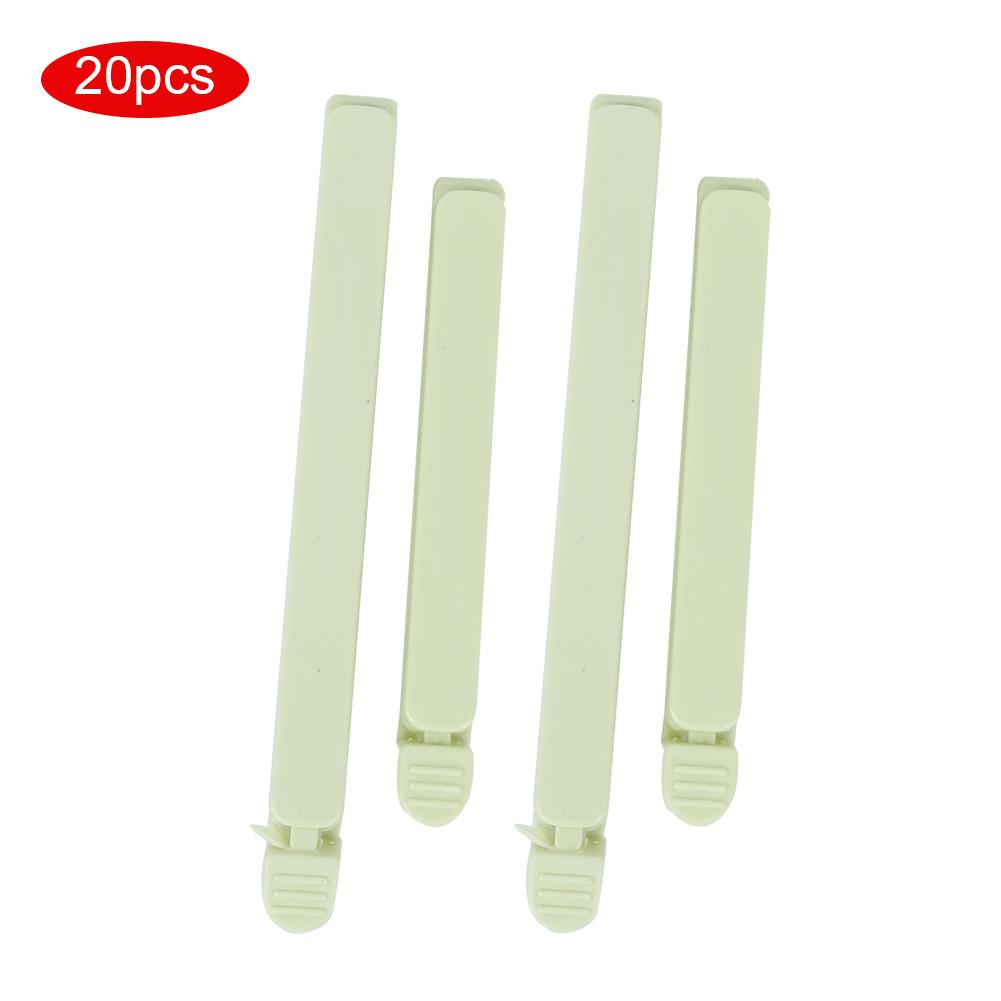 20PCS Portable Food Snack Bag Sealing Clips Clamp for Home Kitchen Storage Sealer ToolGreen
