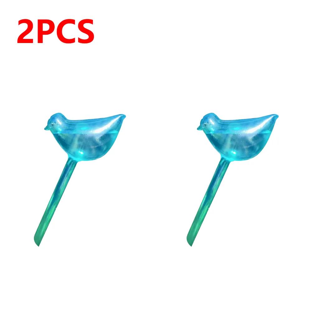6-1Pc PVC Transparent Plants Watering Bulbs Bird Shape Automatic Drip Irrigation Self Watering Device Home Flower Waterer Bulbs