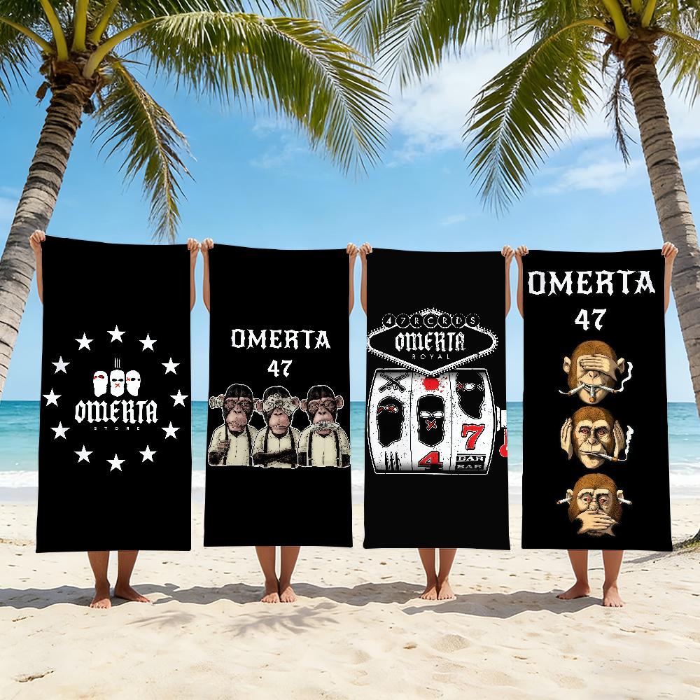 Marke O-Omerta 47 Handtuch Strandhandtuch Reise Leicht Hautfreundlich für Pool Strand Camping Kreuzfahrt Sommer