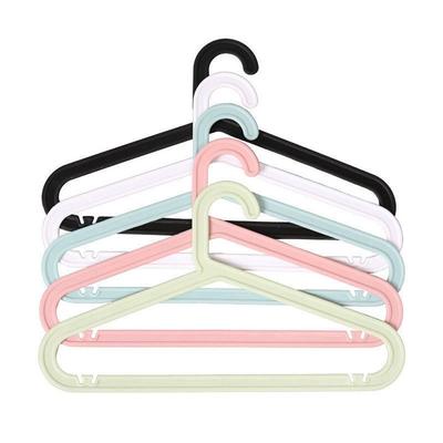 10Pcs Traceless Children Coats Storage Hanger Plastic Baby Hangers Clothes Drying Rack for Home