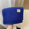 Women's Korean Style Soft Wool Knit Scarf - Winter Fashion, Thickened Warmth, Versatile for Students