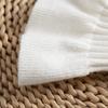 Fake Flare Sleeves Girls Pleated False Cuffs for Women Sweater Wrist Warmers Female White Horn Cuffs Accessories
