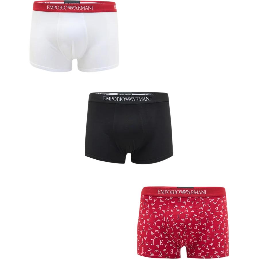 

Emporio Armani Logo Low Rise Boxer Briefs 3 Pack Men underwear EM000260-AF10800-M0086 XL