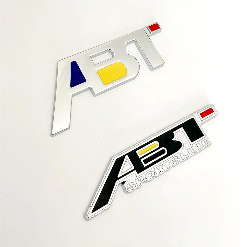 Metal 3D ABT Grilă Față Emblema Aripă Portbagaj Spate Autocolante Decalcomanii Pentru Q3 Q5 Q7 A3 A4 A5 A6 B6 B8 C6 C5