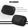 NICECNC Black Left & Right Clutch Brake Reservoir Cover with Rubbers/Gaskets Compatible with Harley Electra Glide Standard FLHT 2019-2020,