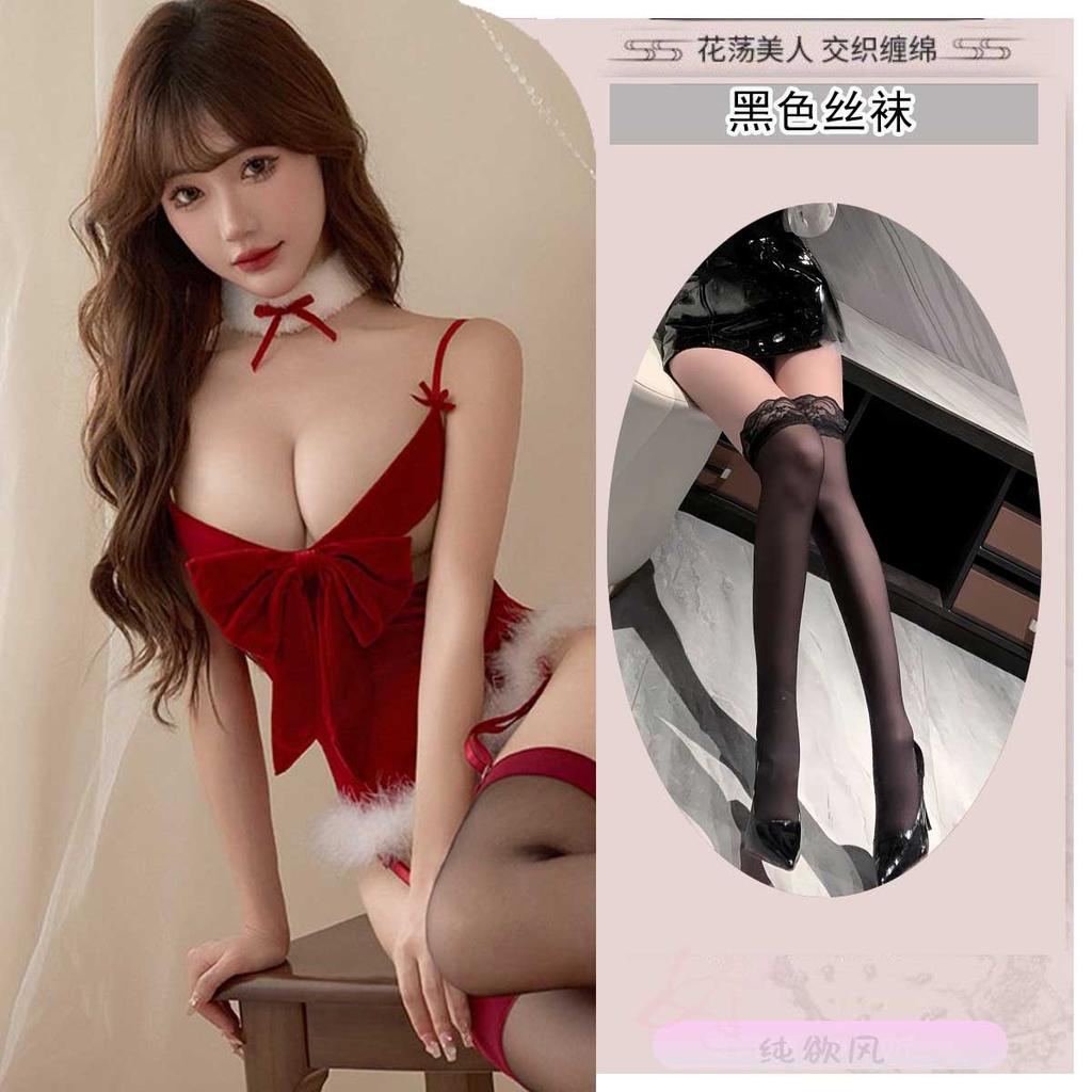 Sex underwear sexy hot pure desire wind Christmas temptation suit passion free open bunny uniform suit