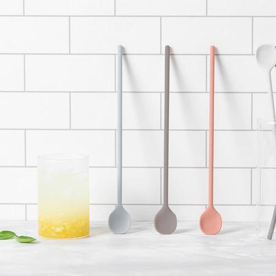Domestic Silicone Muddler Long Teaspoon Coffee Cocktail Highball