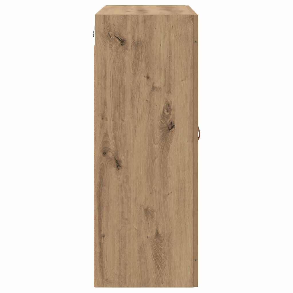 Artisan Oak Wall Cabinet 69.5 x 34 x 90 cm Particleboard